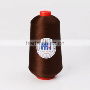 Color accuracy 150D 100% polyester texture yarn overlocking thread