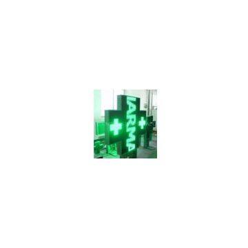 P16 Outdoor Full Color Pharmacy Led Cross Display Signs with RF Remote Controller