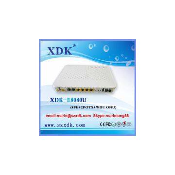 4FE+2POTS+WIFI ONU CATV ONU FFTH/FTTD GEPON ONU
