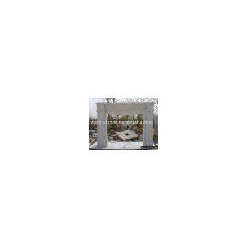 marble fireplace