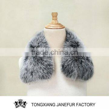 Luxury Ladies Fashion Genuine Fox Big Detachable Fur Collar