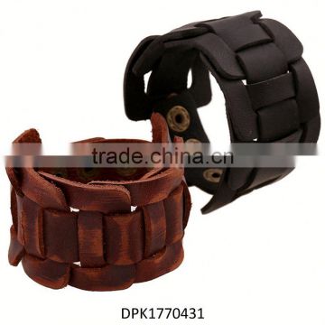 leather cuffs real handmade leather bracelet wholesale