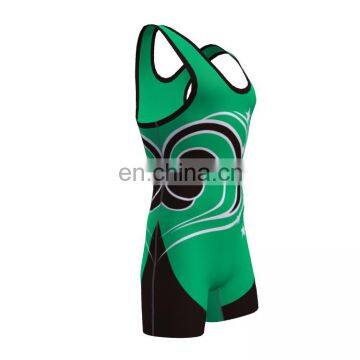 2017 OEM Custom Sublimated Wrestling Singlets