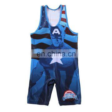 Sublimated Customized Wrestling Singlets for Wholesale