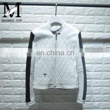 2017 Spring New Women Slim Real Leather Jacket Fashion Korean Women Jacket photo-6