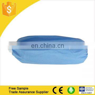 Disposable Nonwoven SMS Sleeve Cover with Knit Cuff