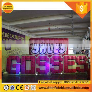 Lighted Inflatable Logo for Event Decoration C-424 photo-3