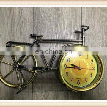 classical bike plastic antique table clock