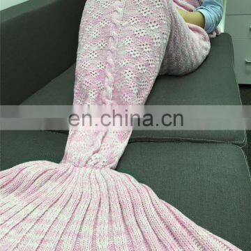 Girls crib siesta mermaid blanket fish tail blanket 2017 high end