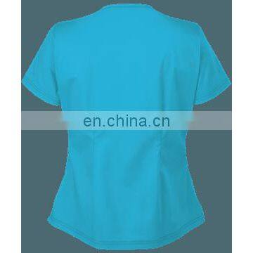 Fashion V-neck Scrubs Uniform/ Nuring ScrubS Top& Pants photo-2
