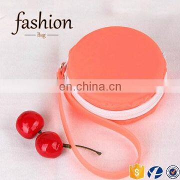 CR Proffesional Sales Team Cheap Fancy Earphone Bag Lovely Round Shape Blue Bulk Wholesale Silicone Coin Purse photo-6