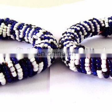 Pearl Bangles - Tribal Beaded Bangles-modern Tribal Beaded Bangles-beaded Bangles-vintage Bangles-indian Bangles Wholesale photo-3