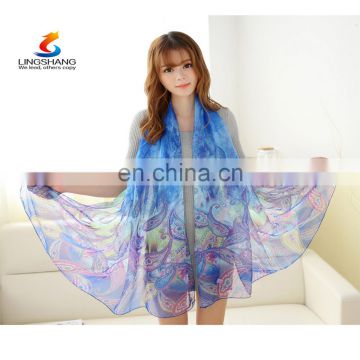 Wholesale Paisley Pashmina New Fashion Female Women Summer Beach Shawls Scarf