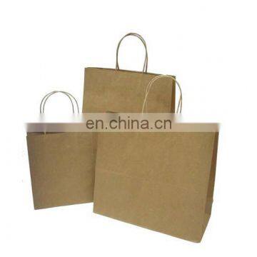 Environmental Friendly Printed Recycled Brown Paper Bag photo-3