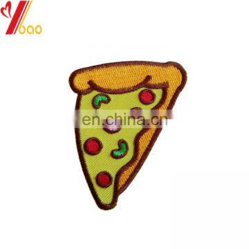 Custom cute Pizza design T-shirt embroidery patches for kids