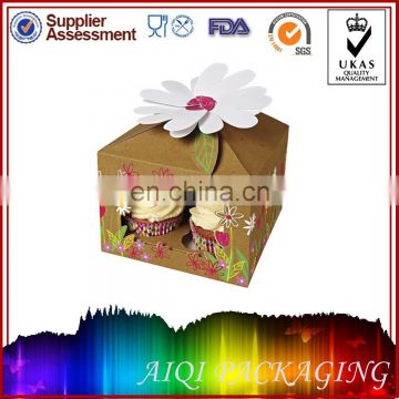 clear individual black single cheap paper cupcake boxes