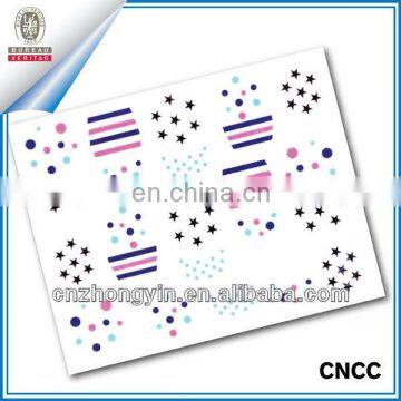 Non-toxic nail tattoo sticker with high quality