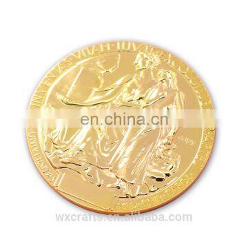 Handmade cheap wholesale double Commemorative gold coin