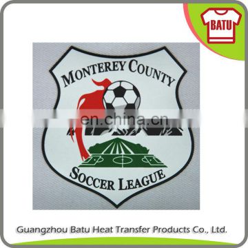 printed badge heat transfer brand logo