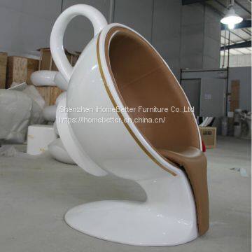 Fiberglass Coffee Cup-shaped Chair photo-3