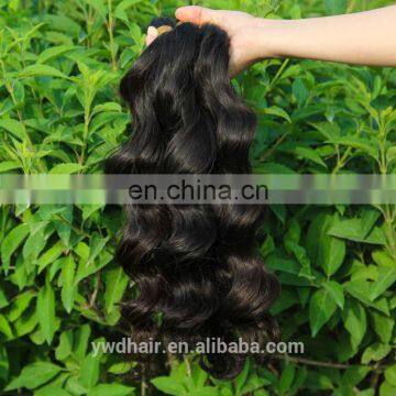 PayPal Accepted 100% Real Unprocessed 8A Wholesale Peruvian Virgin Hair Full Cuticle Ponytail Bulk Hair For Braiding Curly