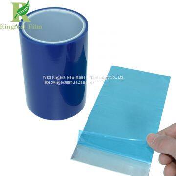 Clear Blue Self Adhesive PE Protective Film for Aluminum Ceiling photo-4