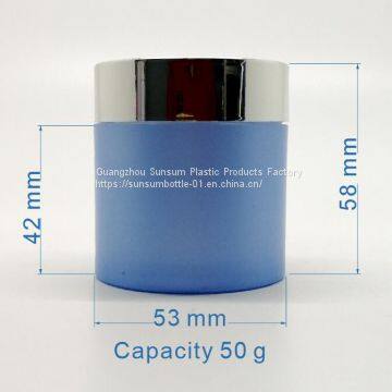 Factory Direct 20g 30g 50g Double Wall Plastic Cosmetic Cream Jar photo-3