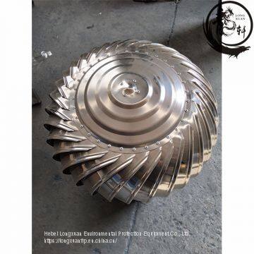 Professional Silver Roof Mounted Exhaust Fan Natural Wind