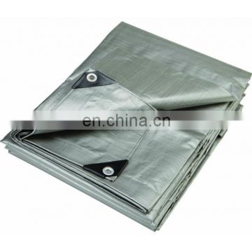 Silver Polyethylene Tarpaulin Fabrics, PE Tarps Sheet, PE Tarps Roll for Covering