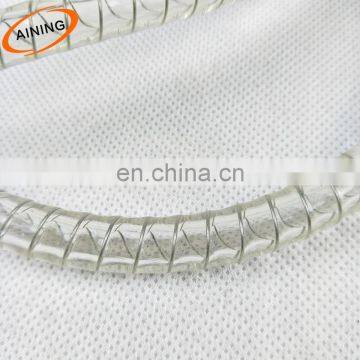 Customized 100 mm pvc flexible pipe Clear PVC Steel Wire Reinforced rubber Hose