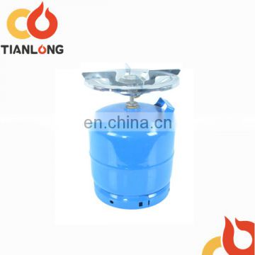 1.2L refillable low pressure metal liquid gas canister with burner for LPG