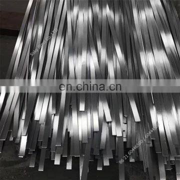 stainless steel 20mm wide 3mm thick dull polished flat bar 4m long