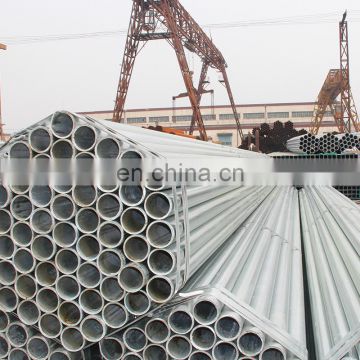 Low price round galvanized steel pipe weight