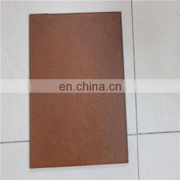 Rusty A588 S355 Weathering corten steel plate price