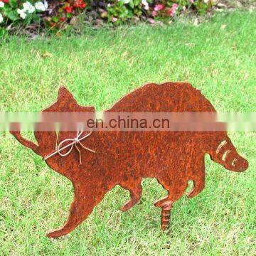 Home decor flower metal art animals decoration