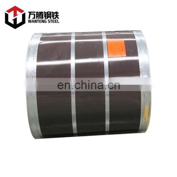 PVC RAL  Card PPGL Prepainted Steel Coil with Protective Film for Roofing Sheet