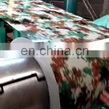 flower pattern pre-painted galvanized steel coil RAL color ppgi