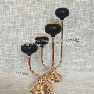 Modern Gold Metal Candle Holder From China photo-4