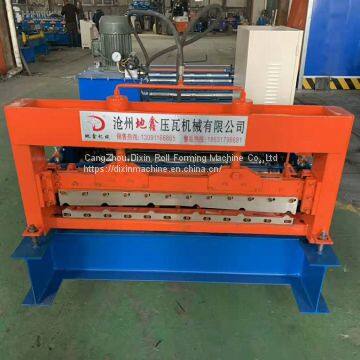 DX-900 Trapezoidal Roof and Wall Fully Automatic Roll Forming Machine photo-2