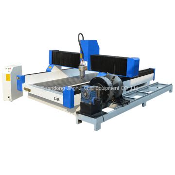 4 Axis Circular Stone Double Spindles 3D Granite CNC Carving Router machine