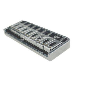 factory custom nickel plated brass headless guitar bridgeguitar hardware and guitar bridge for guitar strings