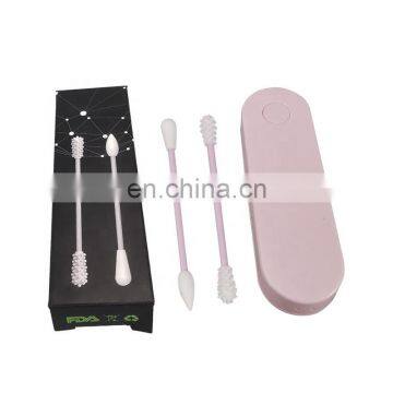 Reusable Cotton Swab Ear Cleaning Cosmetic Silicone Buds Swabs Sticks For Cleaning Makeup And Touch-Ups photo-7