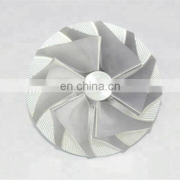 T12 408178-0005 66.67/86.39mm 6+6 blades turbocharger billet/milling/aluminum 2618 compressor wheel for 409260-0002/409720-000