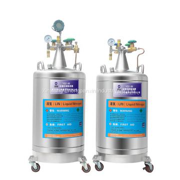 YDZ-30 30L ISO CE certificate self-pressuring container for storing liquid nitrogen, oxygen,argon in laboratory