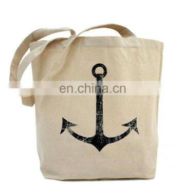 10 oz heavyweight natural canvas anchor tote bag