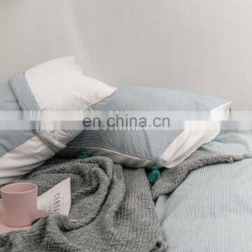 Wholesale Bohemia Style Comfortable Bed Sheet King Size Bedding Set With Pompom Fringe photo-4