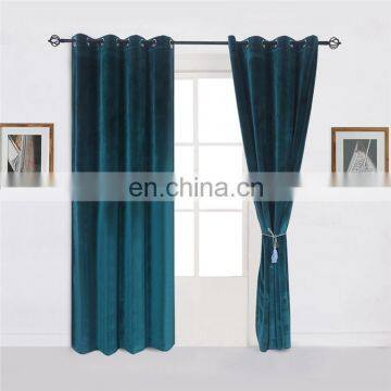 Home Used 100% Polyester Velvet Blackout Curtains Pictures photo-3