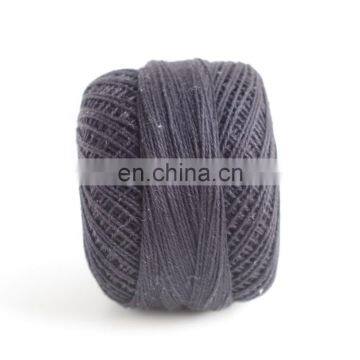 Hot Sale High Quality 100% Cotton Dyed Lace Yarn for Crochet Knitting photo-4