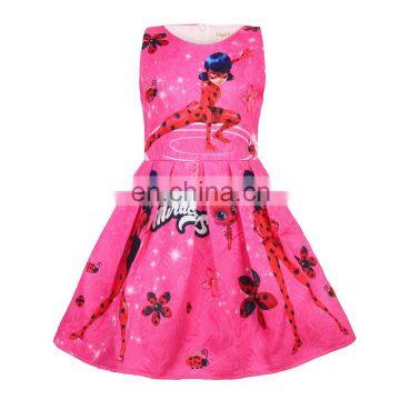 Clothes Dress 2020 Summer Cotton Cartoon Kids Girls Dress Wholesale Children's Clothing