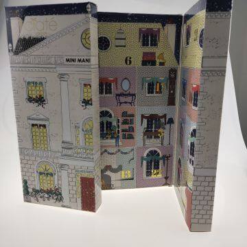 Four Color Printing Custom Paper Christmas Advent Calendar Box photo-2